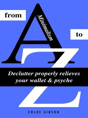 cover image of Minimalism from a to Z